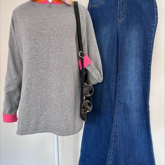 NWOT, large cigar band, 925 sterling silver, textural, gold accent, aqua… - Picture 10 of 17